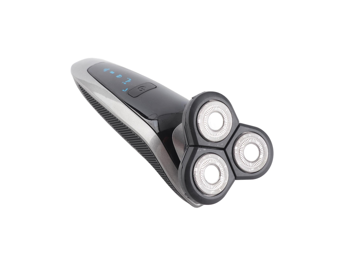 Afeitadora Eléctrica Para Hombres 4d Float Head, Seca Y Húmeda, Recargable Con Cortapelos Nasales