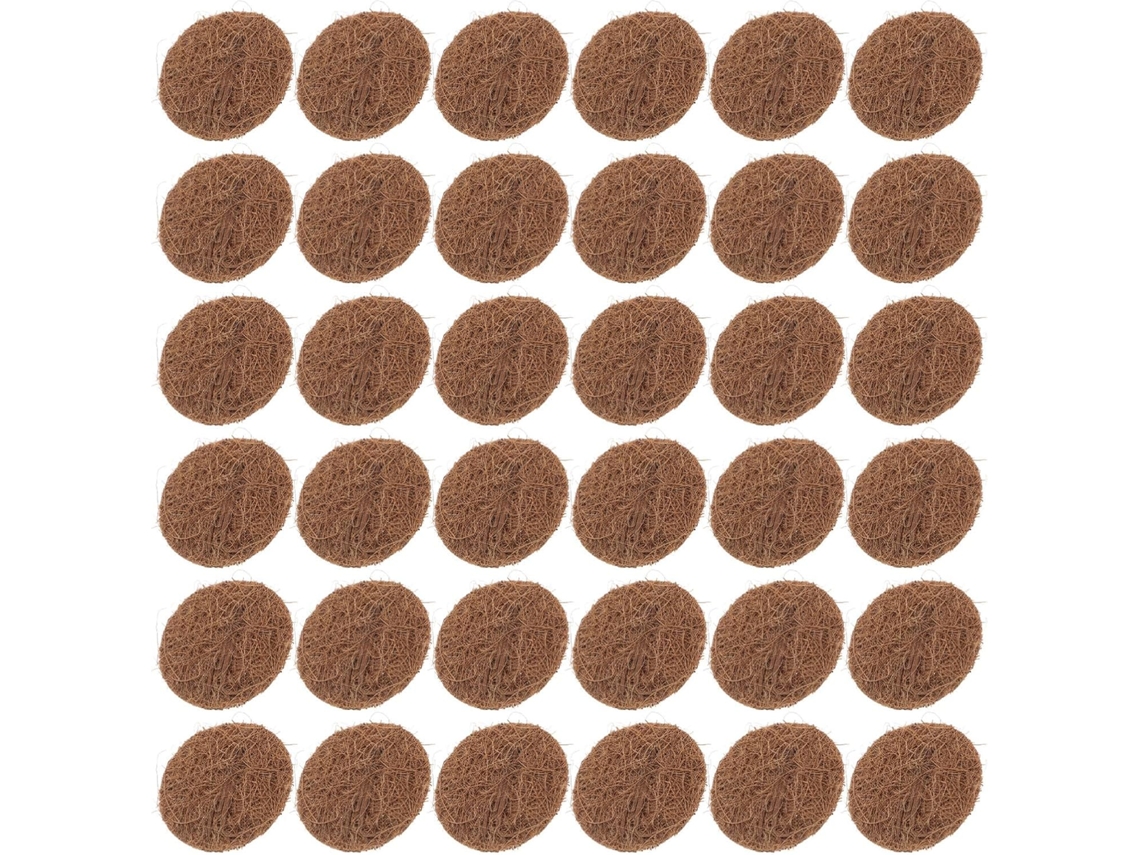 100 Almohadillas Transpirables De Fibra Natural Para La Cría De Aves.