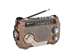 Radio de emergencia solar GOKOCO con manivela, 10000 mAh