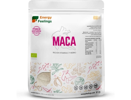 Mix de Maca Peruana En Polvo Xxl Pack Eco ENERGY FEELINGS (1 kg de Polvo)