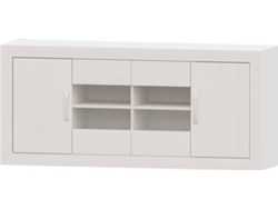Aparador MUEBLAM Niza (Blanco - Melamina - 160x80x42 cm)