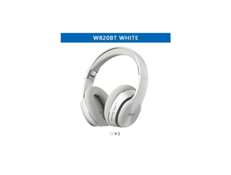 Auriculares Bluetooth Original Edifier W820Bt Tecnología CSR Baterías duales plegables inalámbricas 80 horas de tiempo de reproducción Blanco