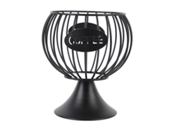 Cesta moderna de hierro para cápsulas de café, base pesada para decoración de mesa del hogar.