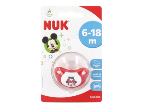 Chupete NUK Mickey 6-18 Silicona 1 Unidade