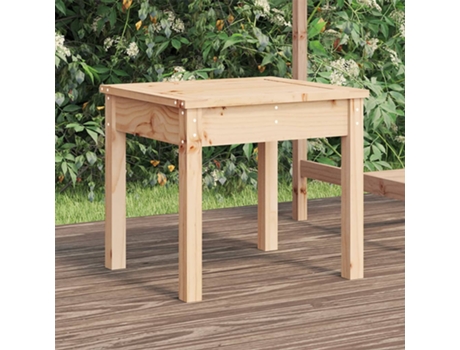 Banco De Jardín VIDAXL Marrón Madera (50x44x45 cm)