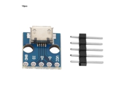 Veloriskku-20 Peças Módulo Adaptador De Alimentação Com Interface Micro Usb 5v E Pinos Cjmcu