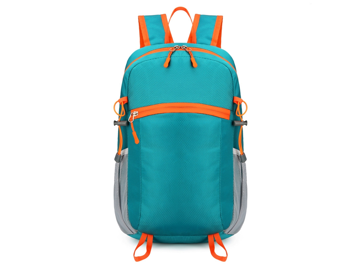 Mochila de senderismo para exteriores, fabricada en poliéster impermeable y ligero, color azul Hexinyigjly