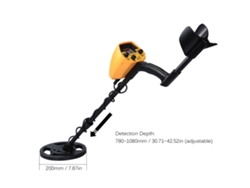 Detector De Metales De Bobina Impermeable De 7 Pulgadas Con Modos Para Todos Los Metales Y Discos, Ideal Para Monedas, Joyas, Reliquias Y Para Uso En La Playa.