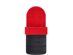 Saco de dormir para cochecito de bebé, cálido y resistente al viento, para invierno, colchoneta para cochecito de bebé Cuich (rojo)