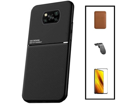 Funda y Protector Xiaomi Redmi Poco X3 Pro PHONECARE Magnetic Lux Negro