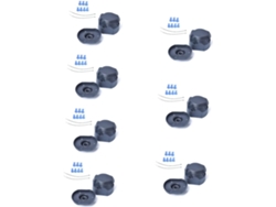 Juego De 7 Accesorios Para La Conexión Del Remolque, Que Incluye Clavija Y Anillo De Goma Negro De 12v.