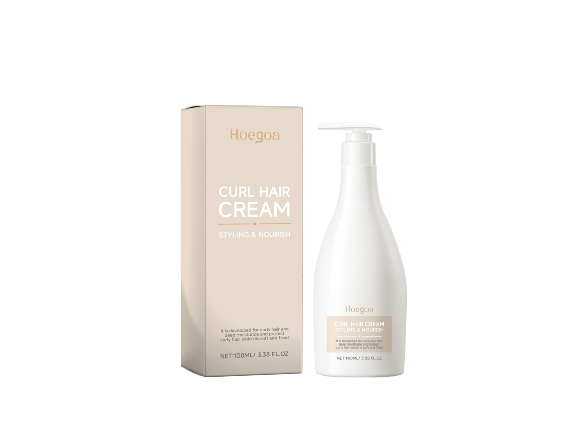 Crema hidratante para peinar el cabello rizado