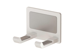Soporte de aluminio para secador de pelo, soporte autoadhesivo de pared para secador de pelo (no requiere perforación), Organ GOKOCO