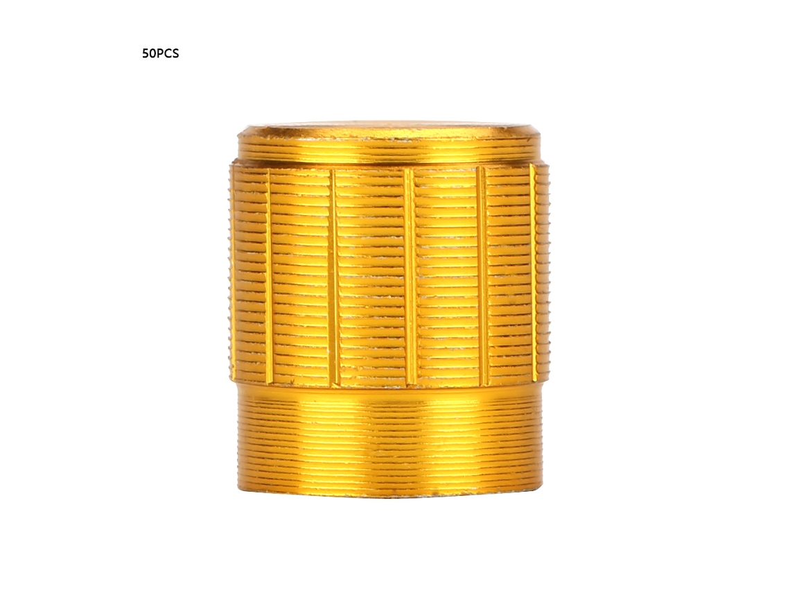 50 Piezas Tapa De Perilla Rotativa 13*17mm Para Potenciómetro Wh148 6mm Oro