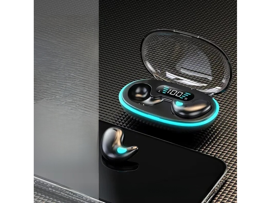 Auriculares Inalámbricos Bluetooth 5.3 Auténticos (negros), Resistentes Al Agua, Con Cancelación De Ruido Y Micrófono.