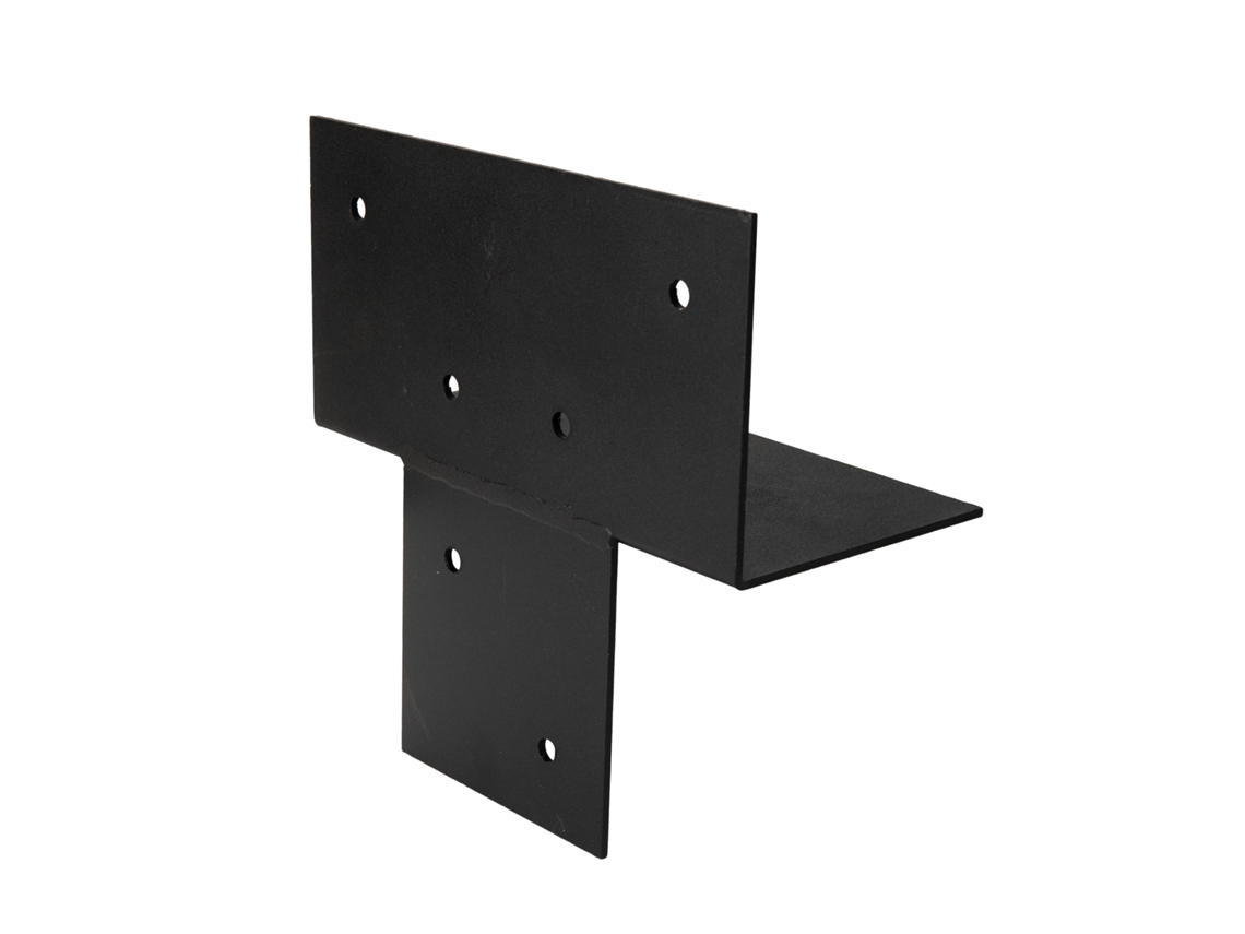 Extensión De Pérgola Revestido A Negro Para Postes De 12 X 12 Cm Peça Wovar