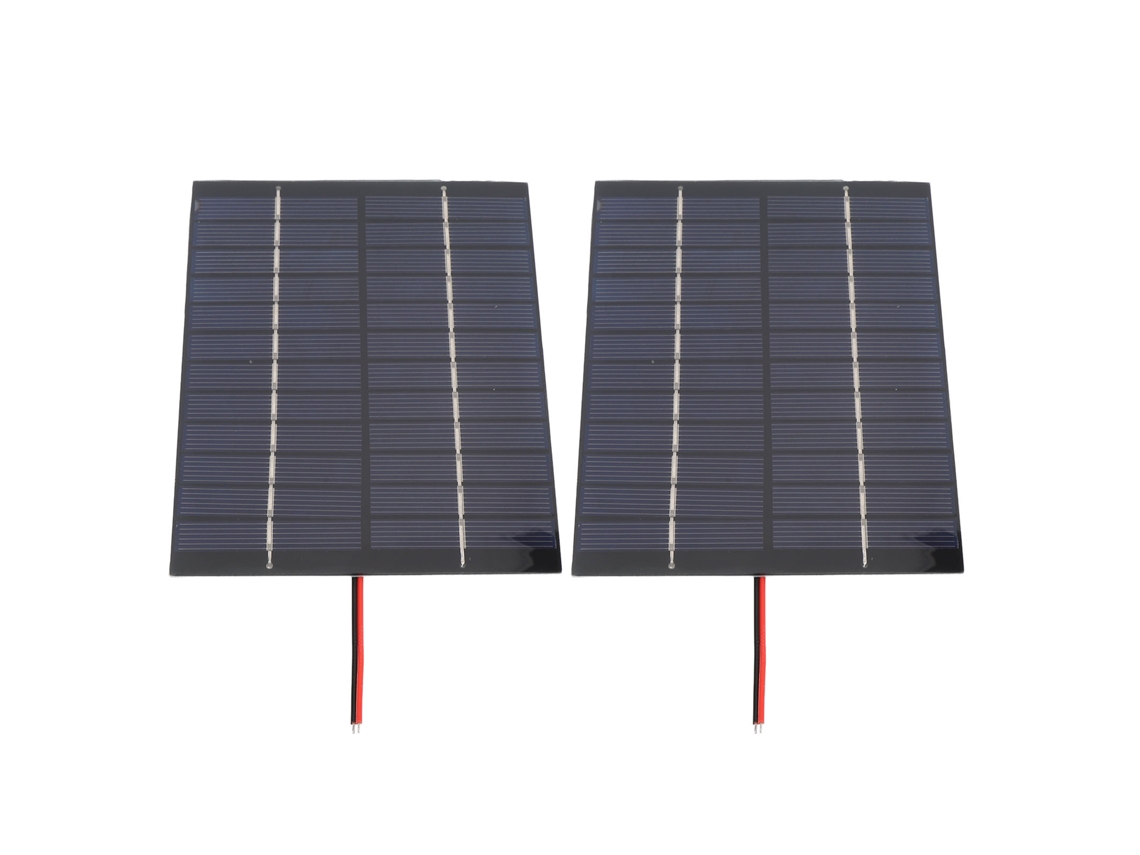 Panel solar policristalino EOOCOO de 2 W con cable