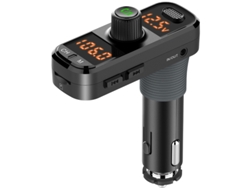 Transmisor FM Bluetooth Yizhood BC70 QC3.0 3x USB Negro
