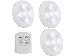 Luces Led inalámbricas con Control remoto, luces alimentadas por batería para debajo del gabinete, iluminación nocturna, luz regulable para armario, luz táctil CUICH