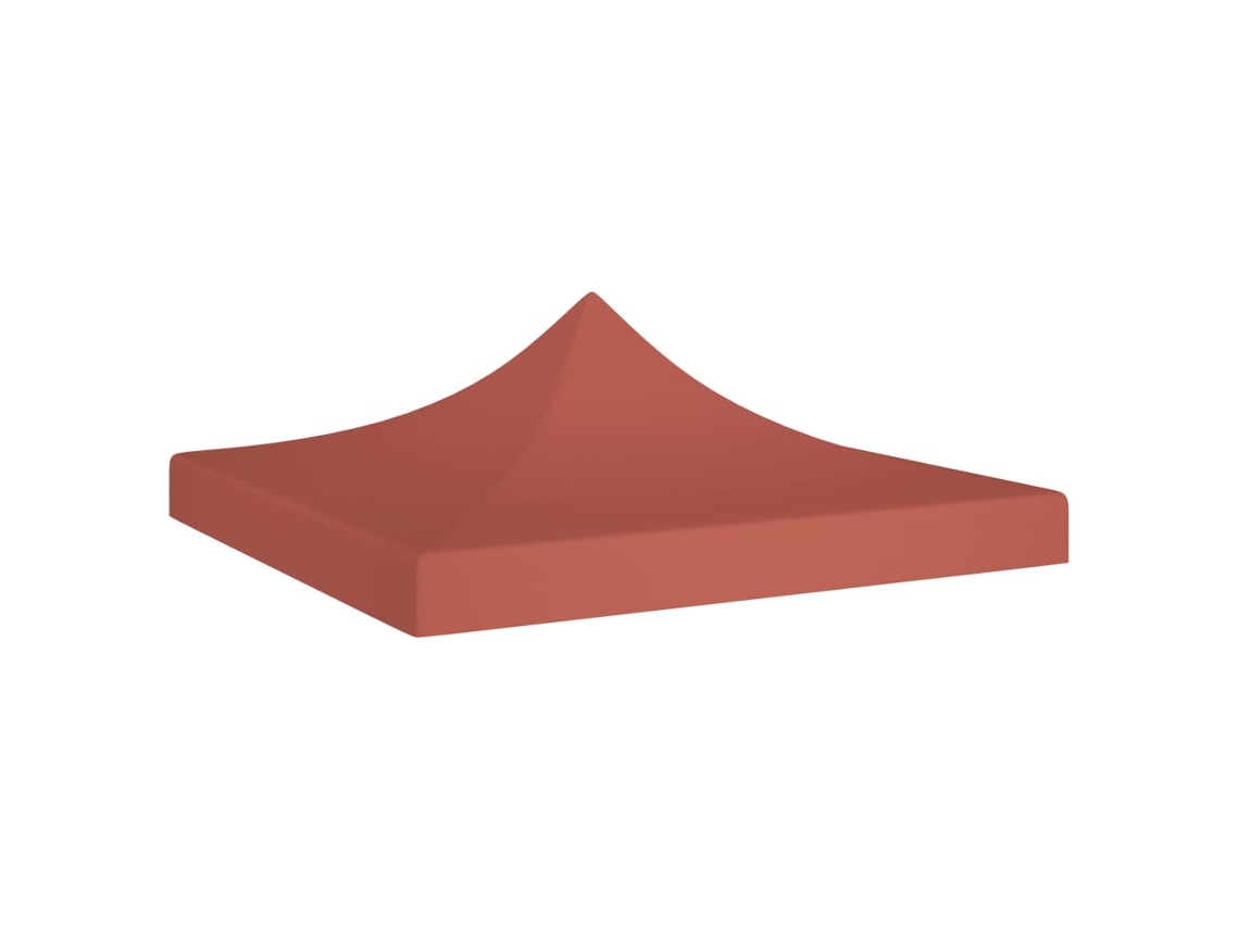 Techo para carpa de fiesta 2x2 m 270 g/m² terracota Dkd Home Decor