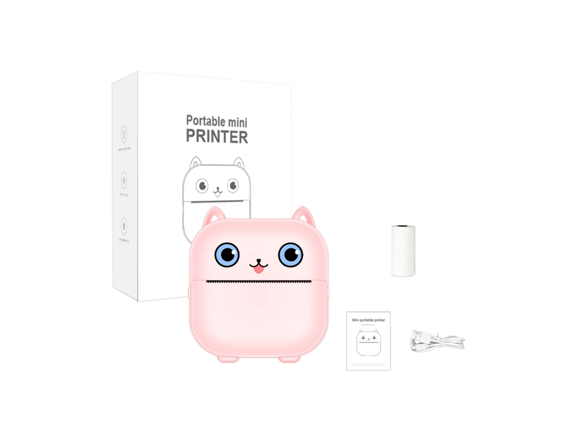 Impresora Térmica Portátil Bluetooth X15 Rosa SIURN