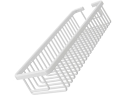 Estante De Almacenamiento De Aluminio Para Baño, Montado En La Pared.