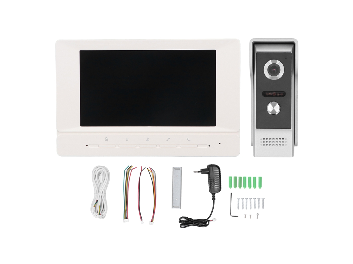 Videoportero inteligente con control de acceso para hogares, hoteles y oficinas (100-240 V)