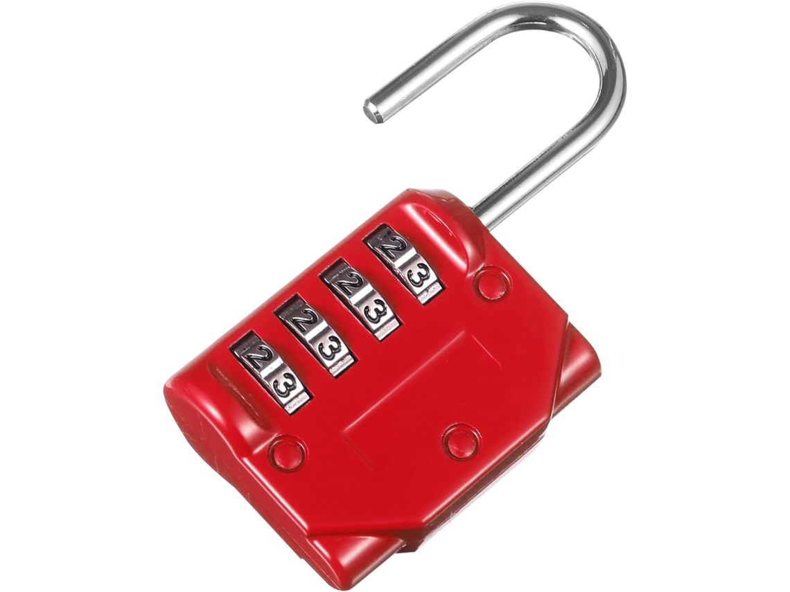 Candado 4 Combinación Aleación Zinc Durable Viaje Números