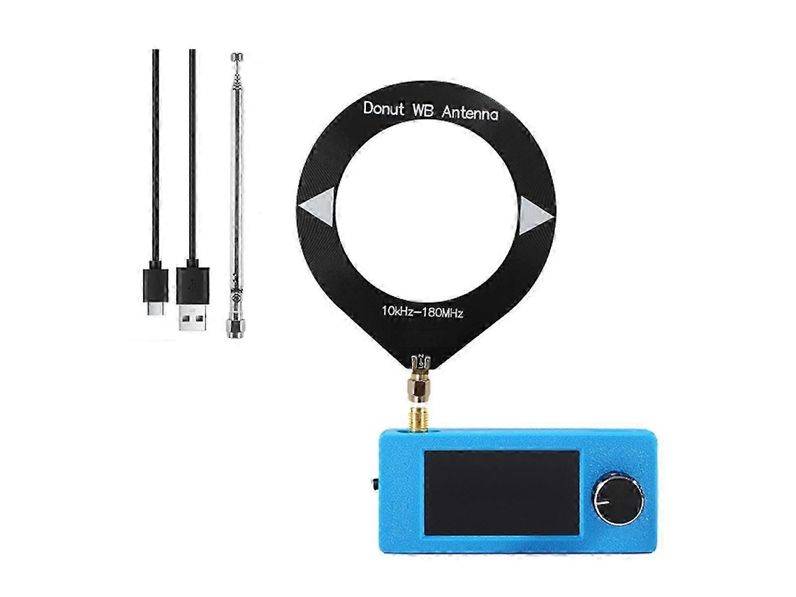 Radio portátil GOKOCO Mini Si4732 de 10 kHz y 180 MHz, HF, SW, MW, VHF, FM/AM/LSB/USB con pantalla IPS de 1,9 pulgadas.