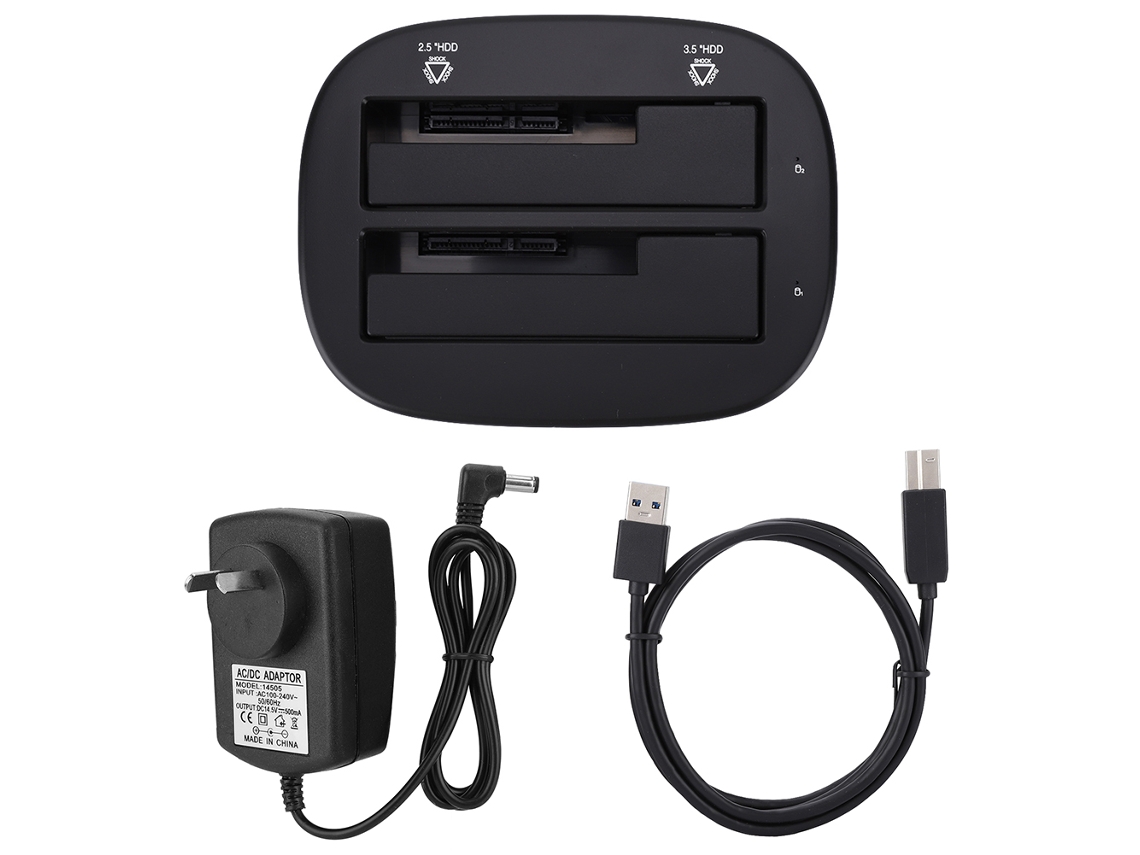 Orico 6228 Caja De Disco Duro Móvil Usb3.0 Lector De Disco Dual Con Función De Copia