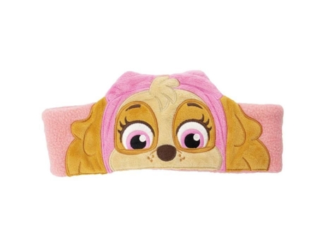 Auriculares con cable para colocar sobre las orejas, color rosa, diadema con limitación de volumen, Patrulla Canina para niños