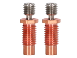 Kit De 2 Tubos De Garganta Para Hotend Bimetálicos Hexagonales De 24 Mm Para Impresora 3d V6