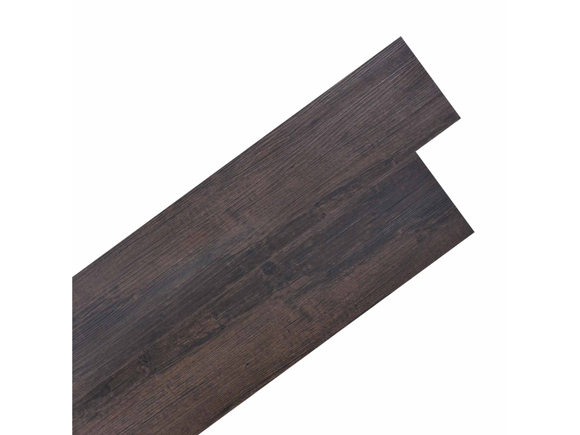 Maison Exclusive - Tableros De Suelo 18 Pcs Marrón Oscuro 2,51 M² Pvc