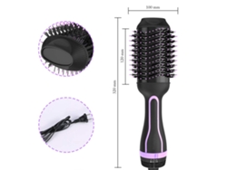 Pincel De Aire Caliente 4 En 1 Para Alisar, Rizar Y Estilar El Cabello Con Secador Integrado