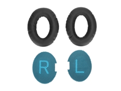 Kit De Almohadillas De Repuesto Para Auriculares Qc2, Qc15, Ae2 Y Qc25, De Cuero Proteico Negro.