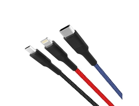 Cable Usb Ios Micro XO Nylon Multicolor