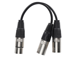 Cable Estéreo Balanceado Xlr Hembra A Doble Xlr Macho De 3 M Para Adaptador De Micrófono De Audio