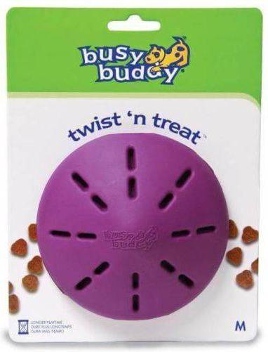 Petsafe Busy Buddy n treat juguete dispensador de golosinas para perros morder – grande chadog twistn 12x12x9