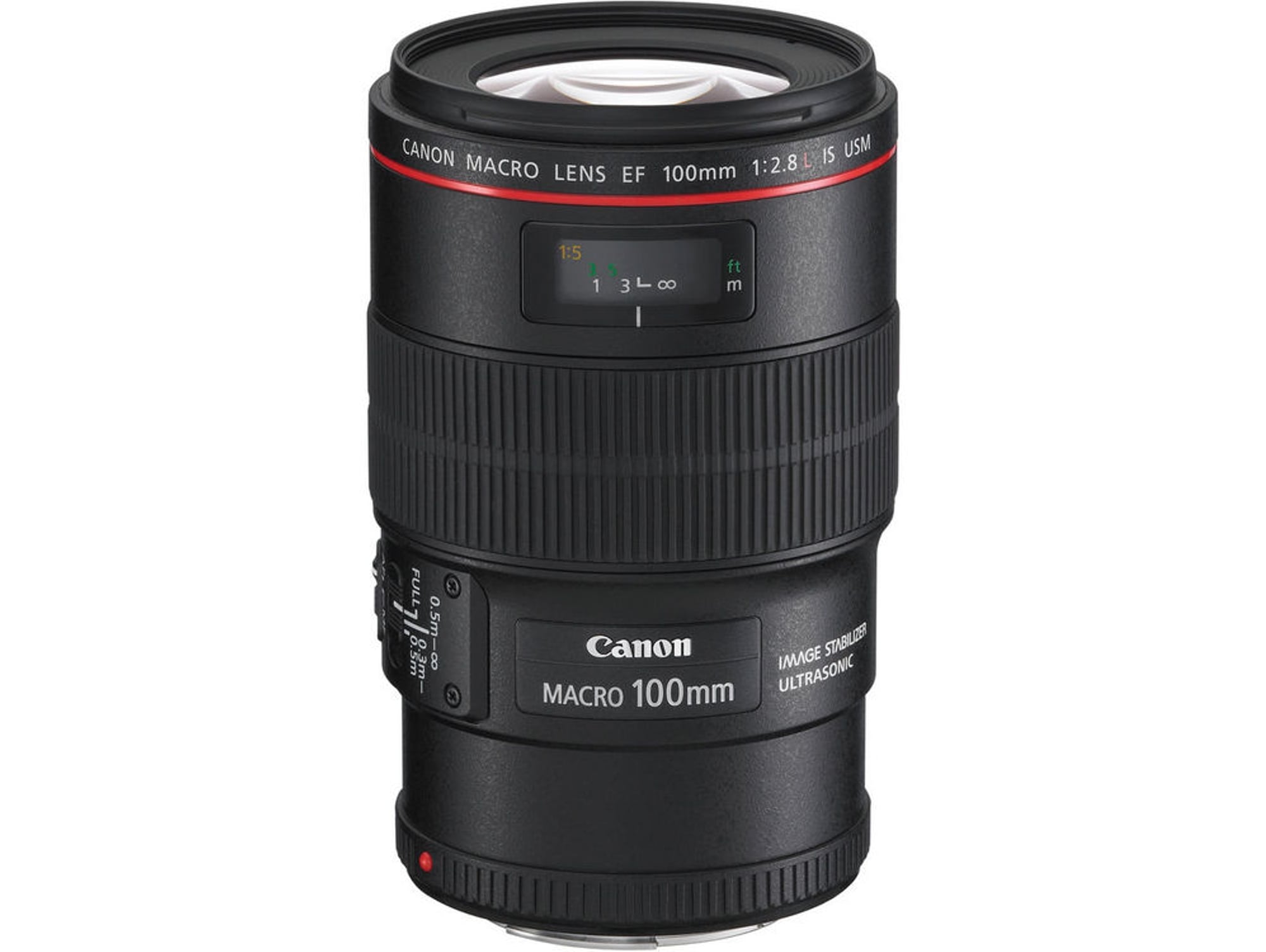 Objetivo CANON EF 100mm f/2.8L Macro IS USM (Negro - Encaje: Canon EF)