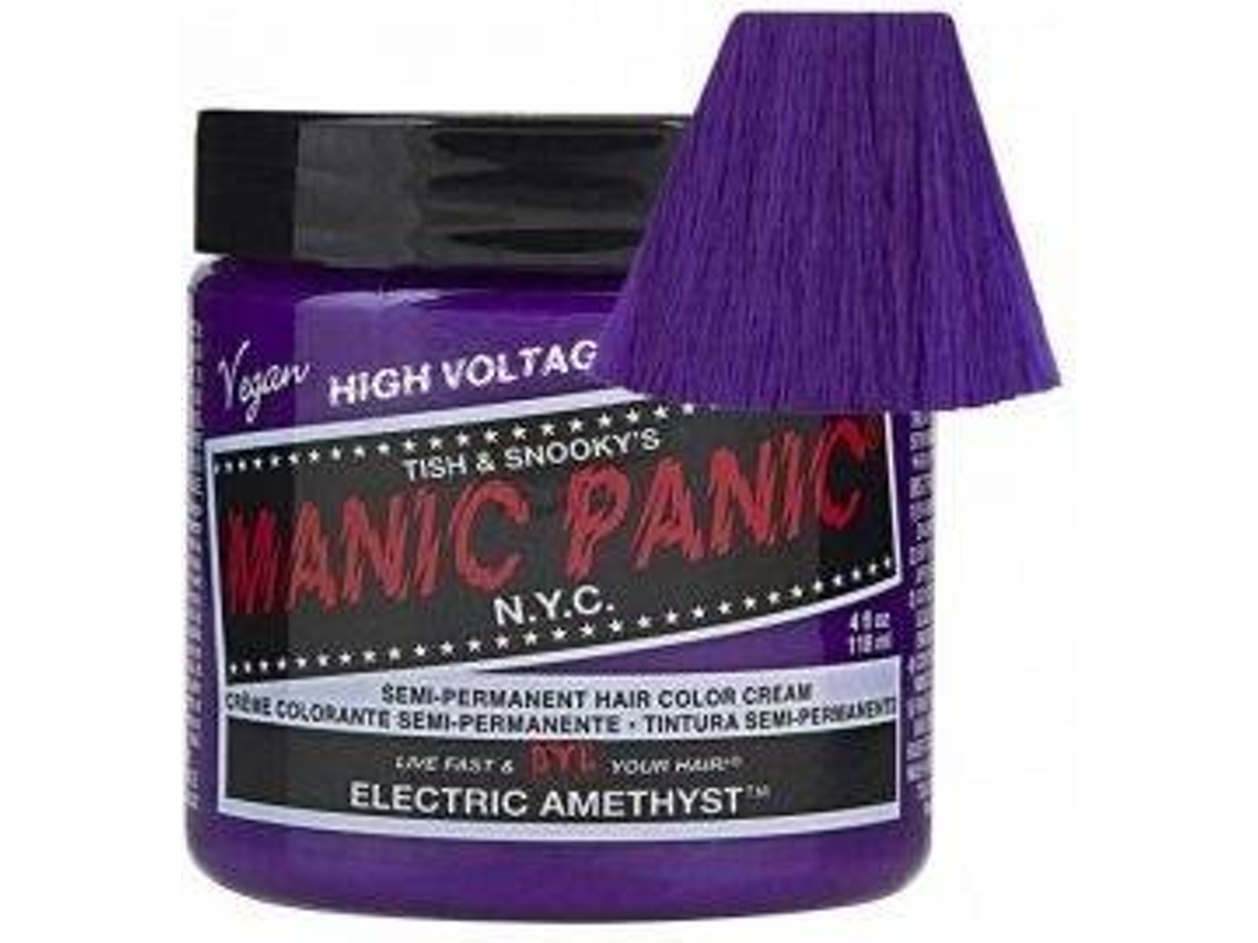 Crema de Coloración  Semi-Permanente MANIC PANIC Electric Amethyst (118 ml)