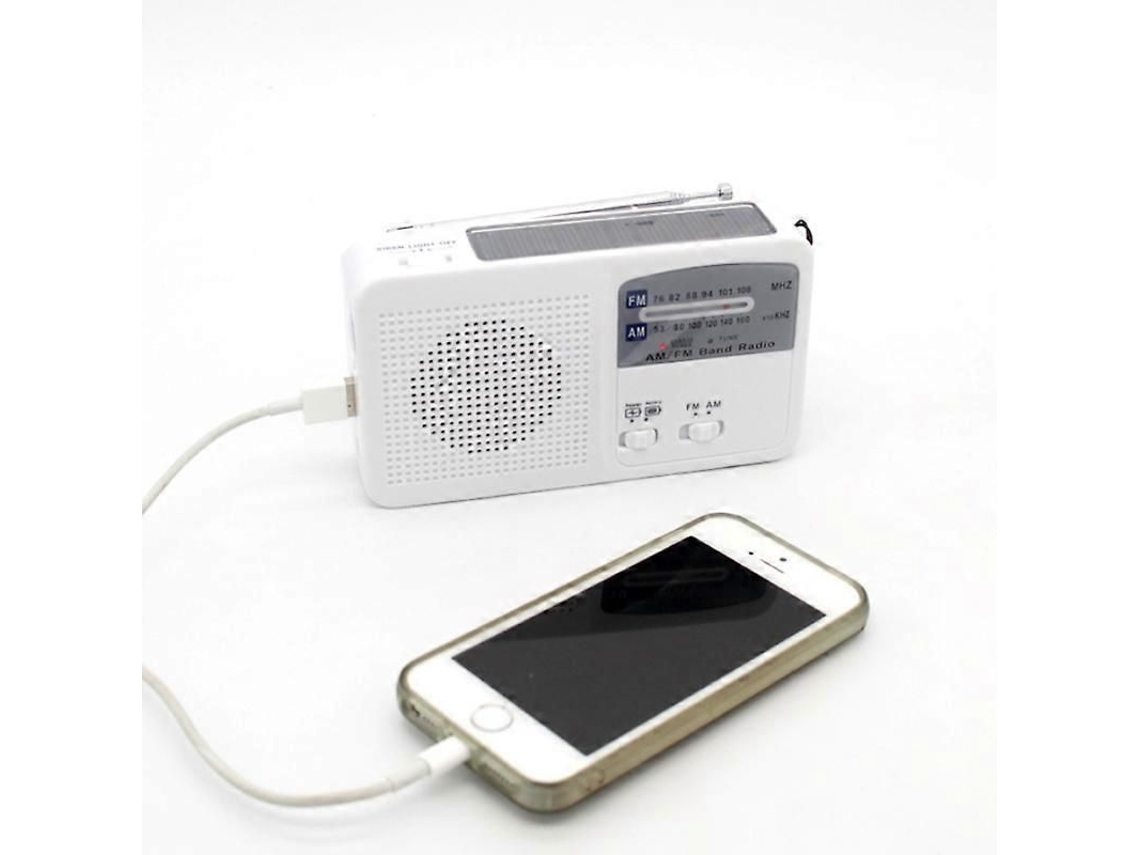 Rádio Portátil, Gerador Portátil, Rádio Solar, Rádio De Emergência Multifuncional Com Luz Led