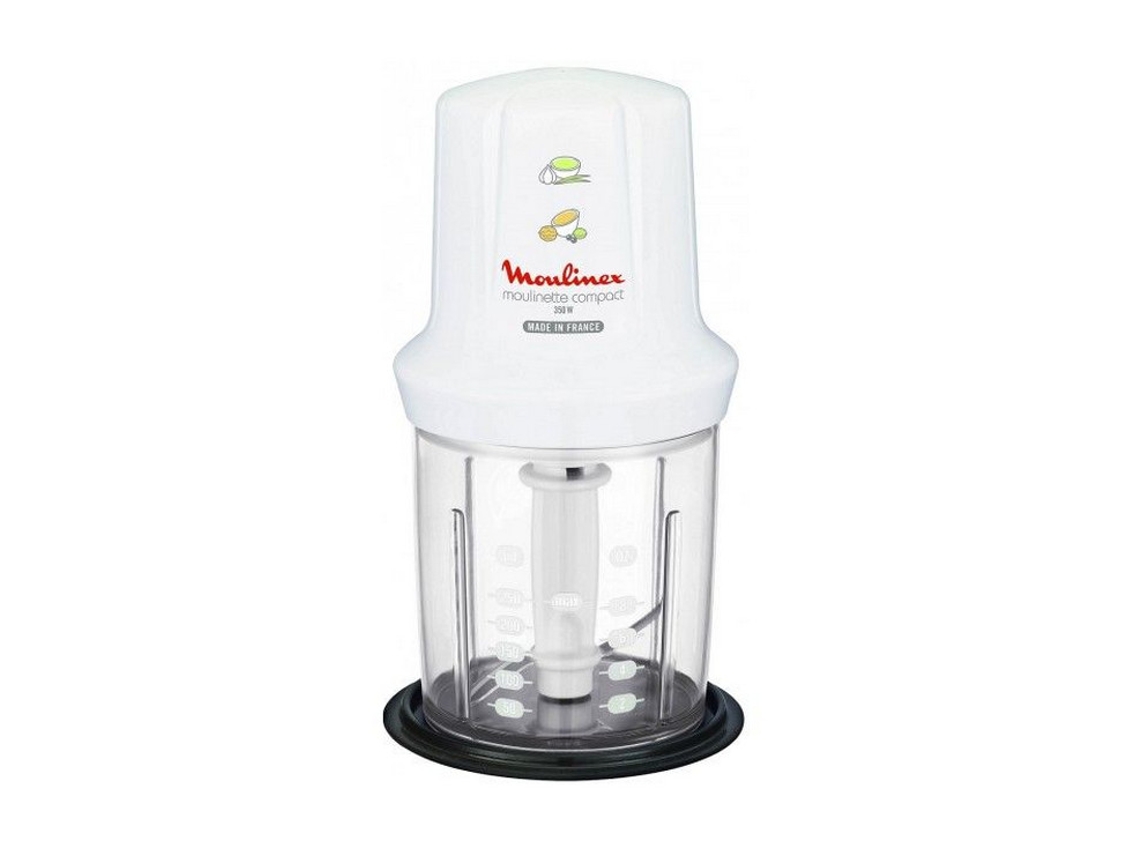 Mini Picadora MOULNEX Dj305110 600Ml (350 W - Blanco)
