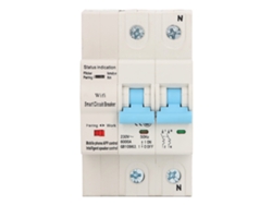 2026-interruptor De Circuito Inteligente Wifi 2p Din Rail Control Remoto Con Función De Retardo Temporal Ac230v 63a