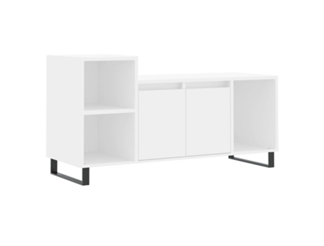 Mueble para TV madera contrachapada VIDAXL blanco (100x35x55 cm)