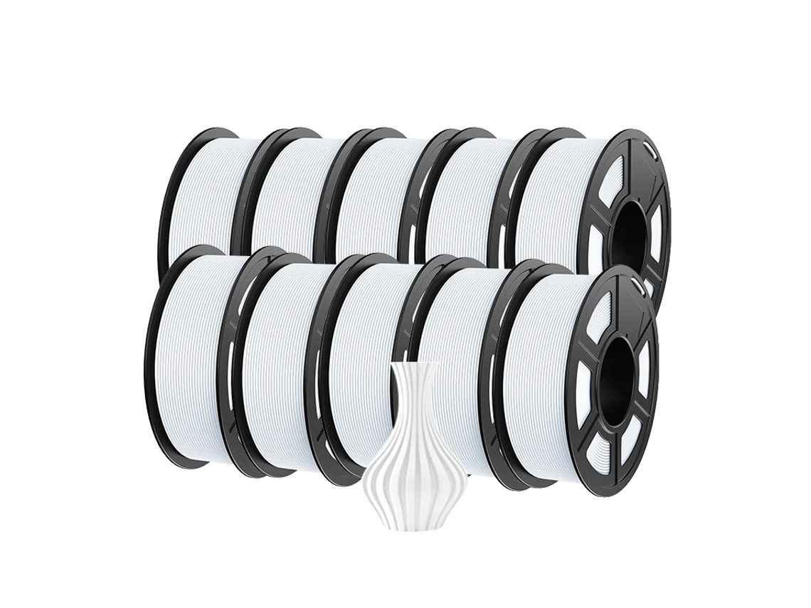 Filamento para impresora 3D, alta velocidad, duradero y resistente, Hsmpetg 10 blanco OEM