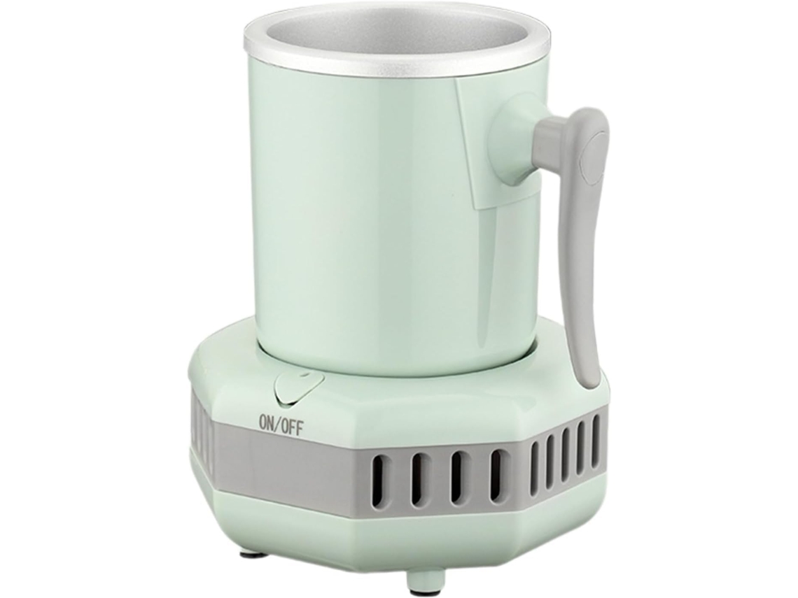 Mini refrigerador portátil de verano con taza de enfriamiento rápido, máquina eléctrica de bebidas frías, verde, chrui