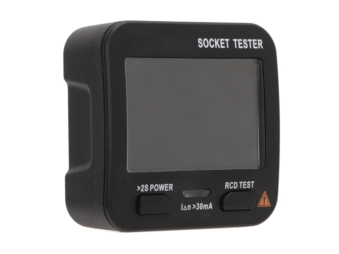 Probador De Enchufes Multifuncional Con Pantalla Digital, Material Duradero, Detector De Fugas, Comprobador De Fallos Eléctricos.