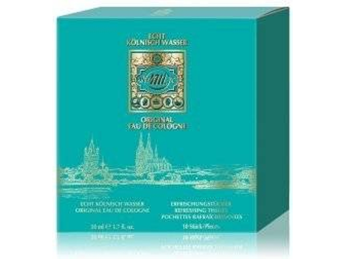 Cofre de Perfumes MURER & WIRTZ Original Eau De Cologne Duo Refreshing Wipes (50ml)