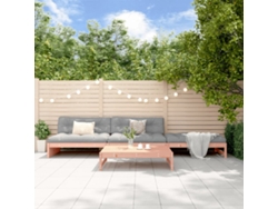 Conjunto de salón de jardín de 2 piezas en madera maciza Douglas Dkd Home Decor
