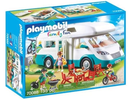 Playmobil PLAYMOBIL Family Fun Caravana De Verano (Edad Mínima Recomendada: 4años)